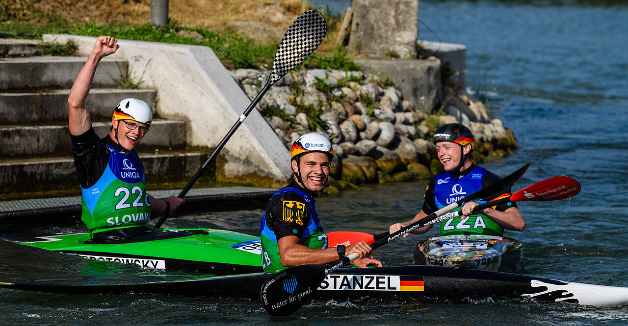 World- and European Champion Juniorteam 2023 World- and European Champion Juniorteam Canoe Slalom K12023